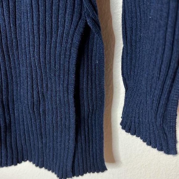 GAP Rib Cozy Tunic, Navy, M - Picture 4 of 10